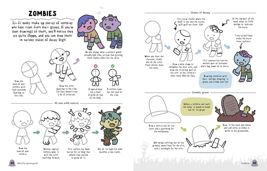 Union Square & Co Book How to Draw Cute Spooky Stuff