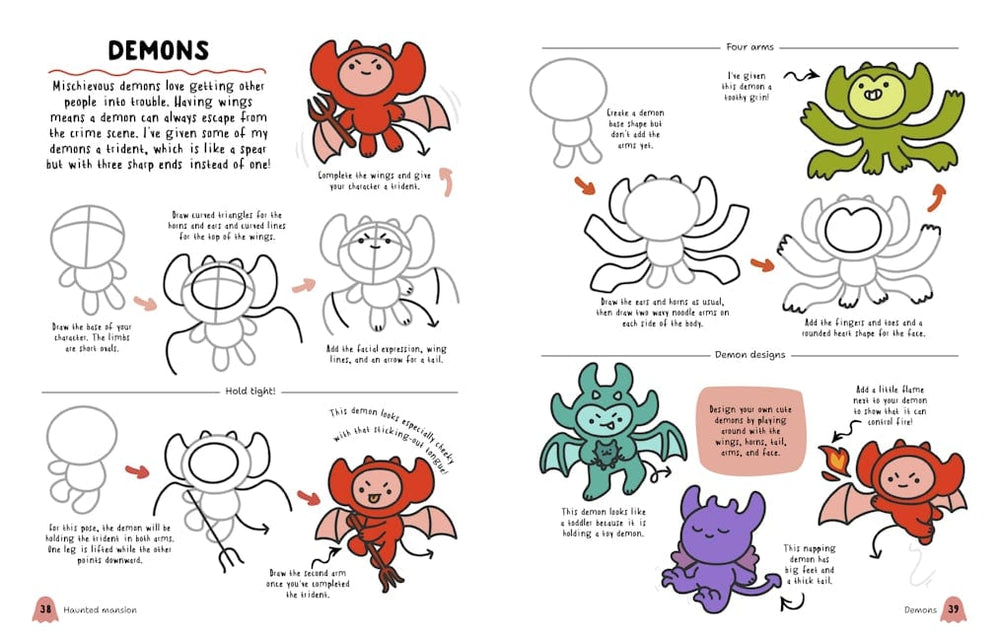 Union Square & Co Book How to Draw Cute Spooky Stuff