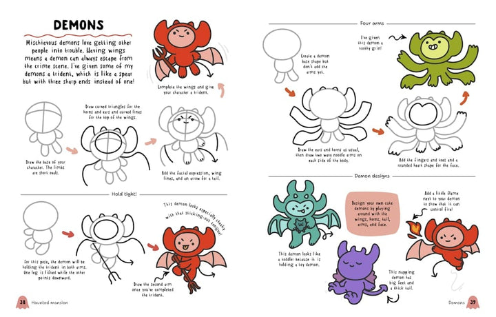 Union Square & Co Book How to Draw Cute Spooky Stuff