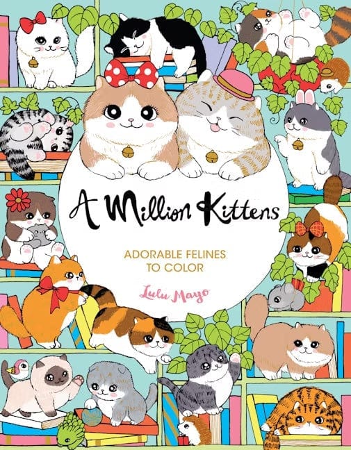 Union Square & Co Coloring Book A Million Kittens - Fabulous Felines to Color