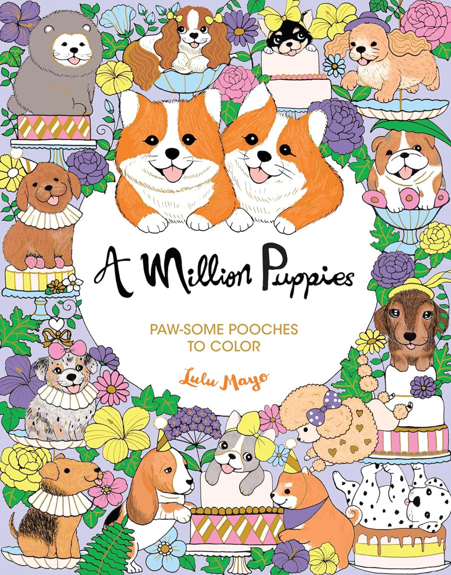 Union Square & Co Coloring Book A Million Puppies: Paw-some Pooches to Color