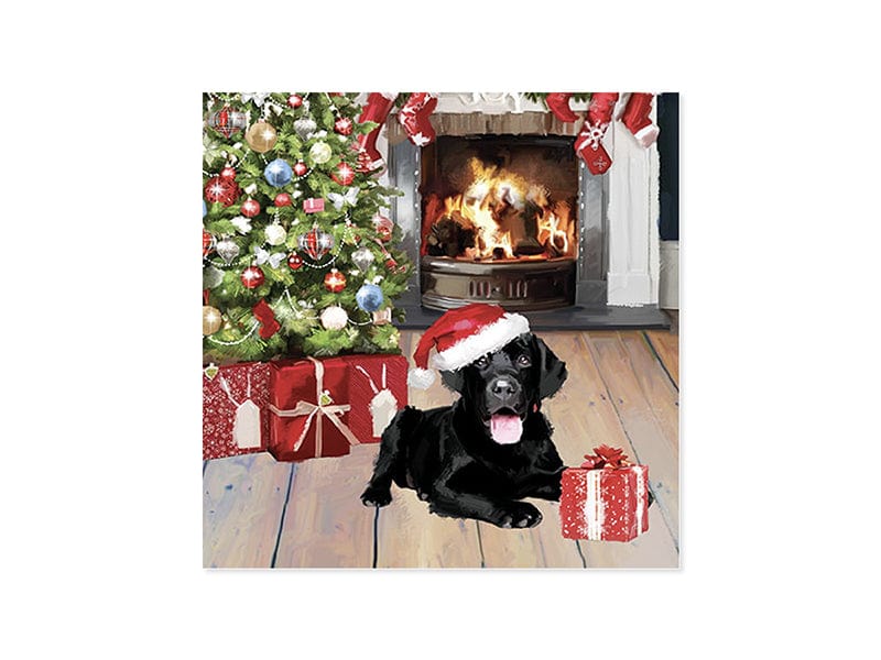 Up With Paper Card Christmas Puppies Pop-Up Card