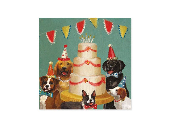 Up With Paper Cards Dogs and Cake Birthday Pop-Up Card