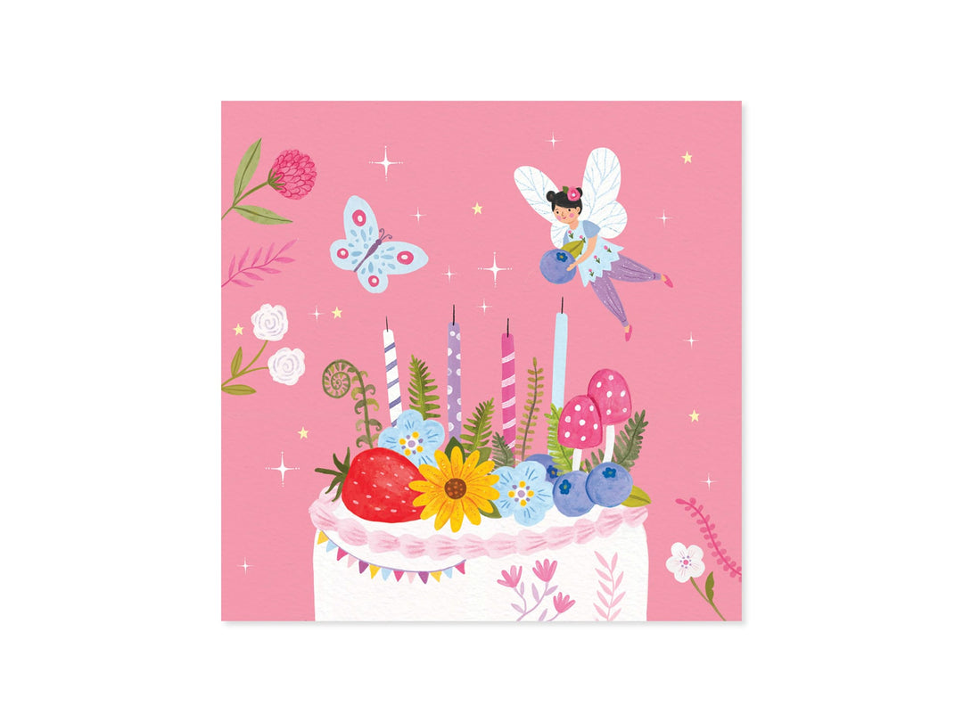 Up With Paper Cards Fairy Cake Pop-Up Card