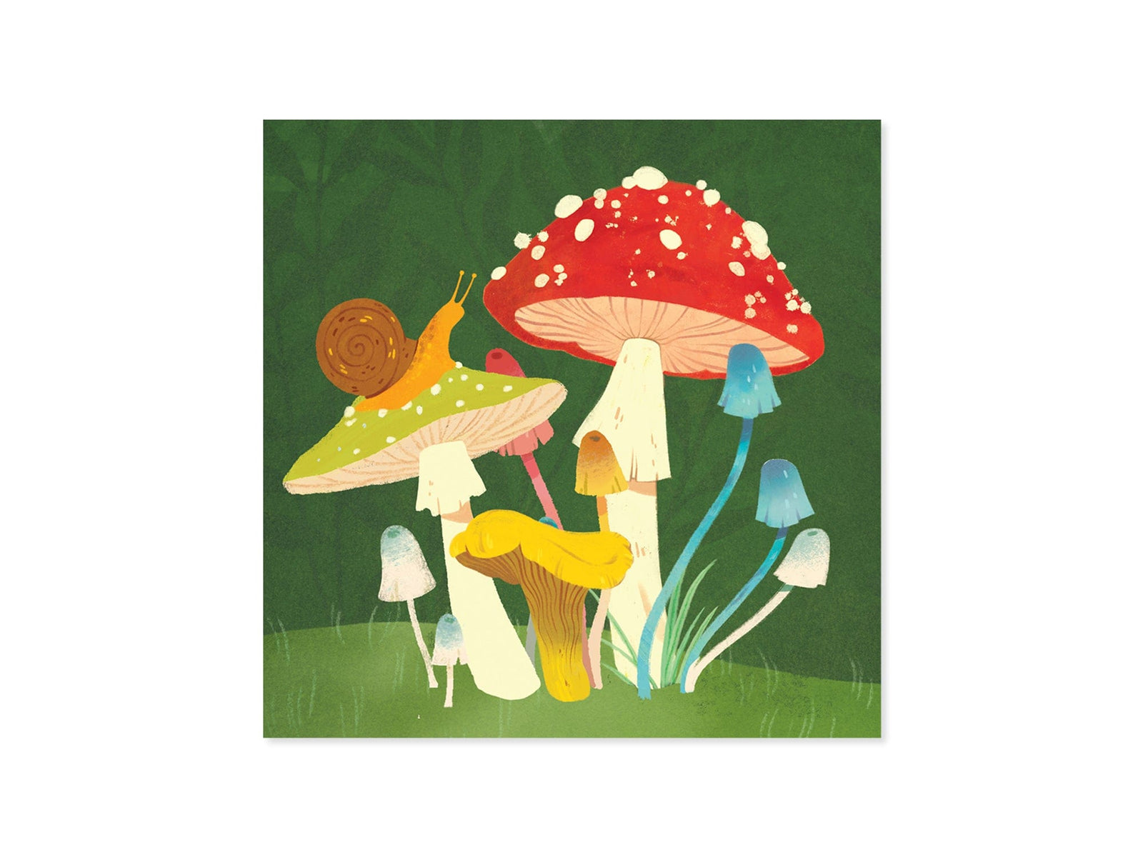 Up With Paper Cards Mushroom Garden Birthday Pop-Up Card