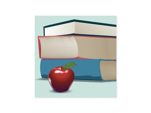 Up With Paper Cards Stack of Books Graduation Pop-Up Card