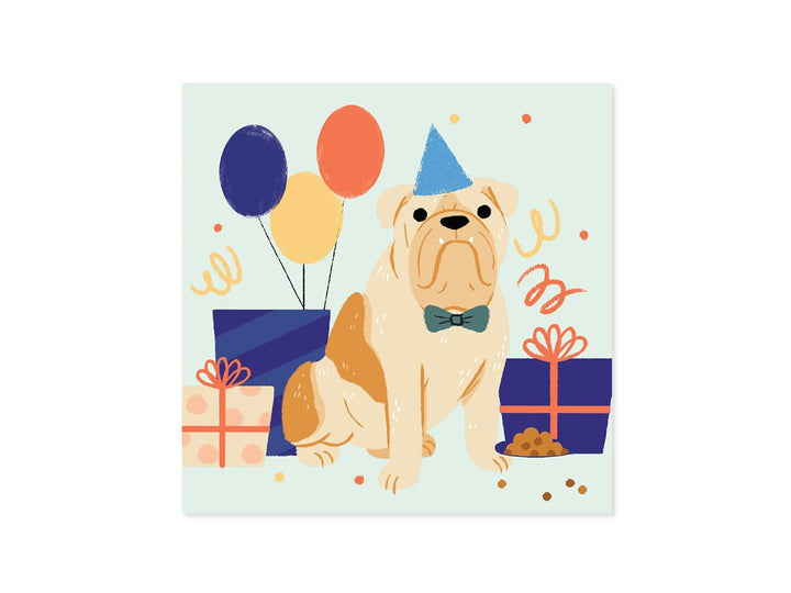 Up With Paper Cards Woof Party w/Lights Pop-Up Card