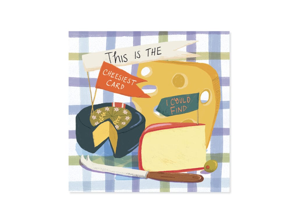 Up With Paper Cheesy Dad Pop-Up Card