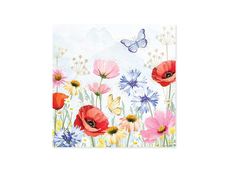 Up With Paper Greeting Card Wildflower Meadow Pop-Up Card