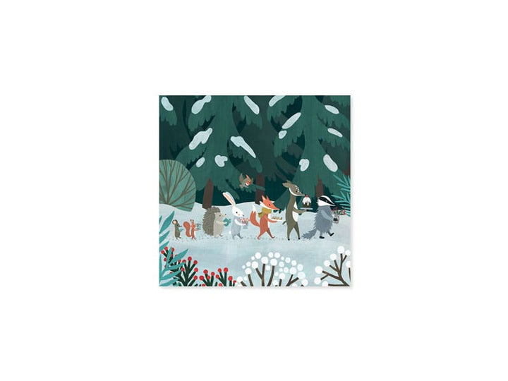 Up With Paper Holiday Christmas Gathering Mini Holiday Pop-Up Card