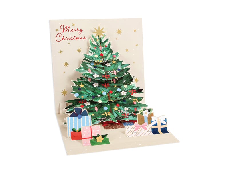 Up With Paper Holiday Christmas Tree Pop-Up Card