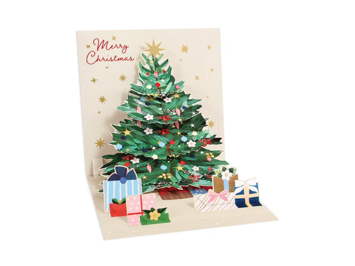 Up With Paper Holiday Christmas Tree Pop-Up Card