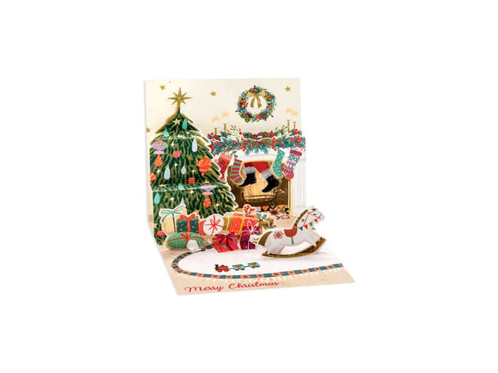 Up With Paper Holiday Night Before Christmas Mini Holiday Pop-Up Card