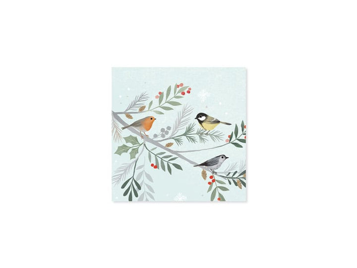 Up With Paper Holiday Winter Birds Mini Holiday Pop-Up Card