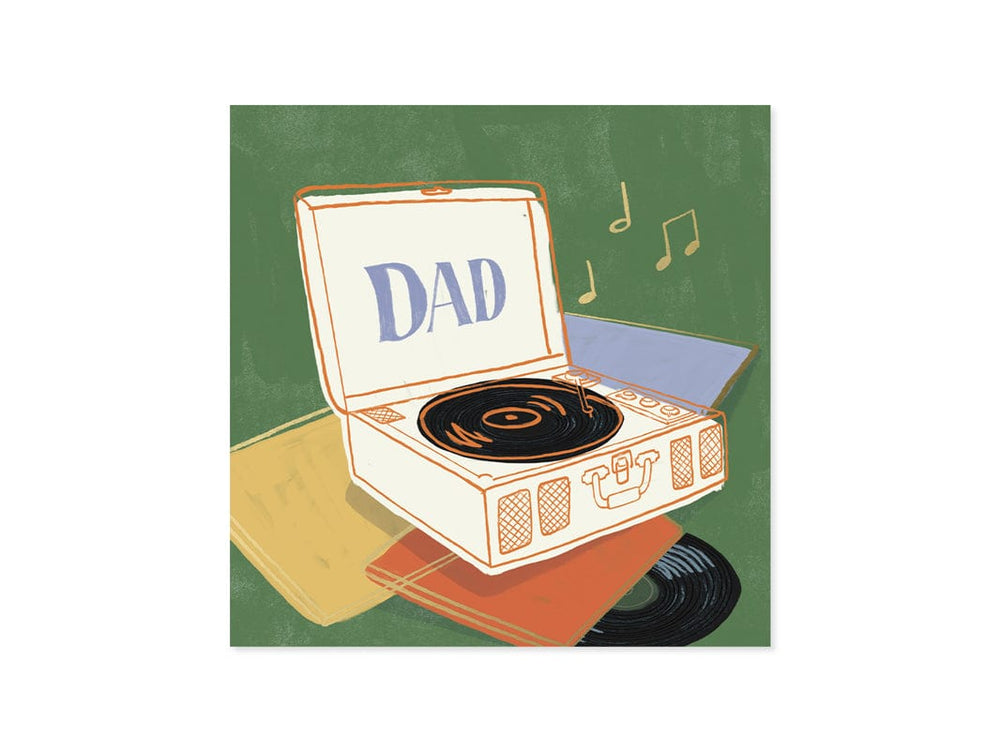 Up With Paper Record Player Pop-Up Card