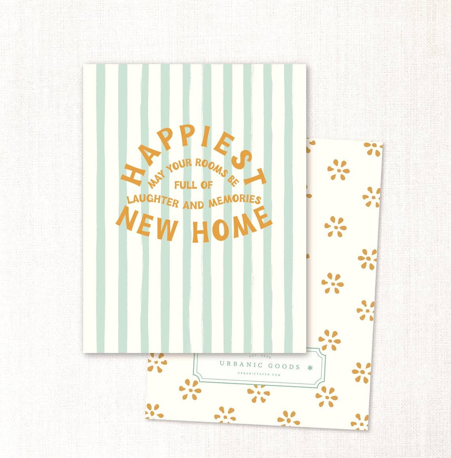 Urbanic Goods Laughter & Memories New Home Card