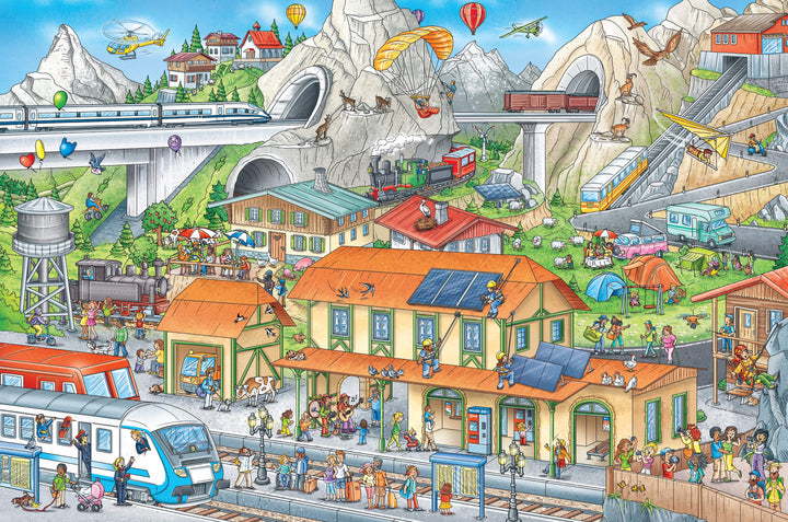 W.W. Norton & Company Book My Big Wimmelbook - All Aboard the Train!