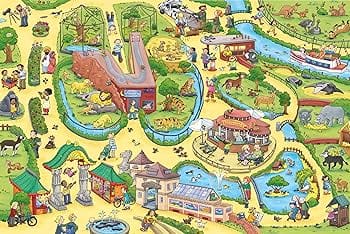 W.W. Norton & Company Book My Little Wimmelbook—A Day at the Zoo