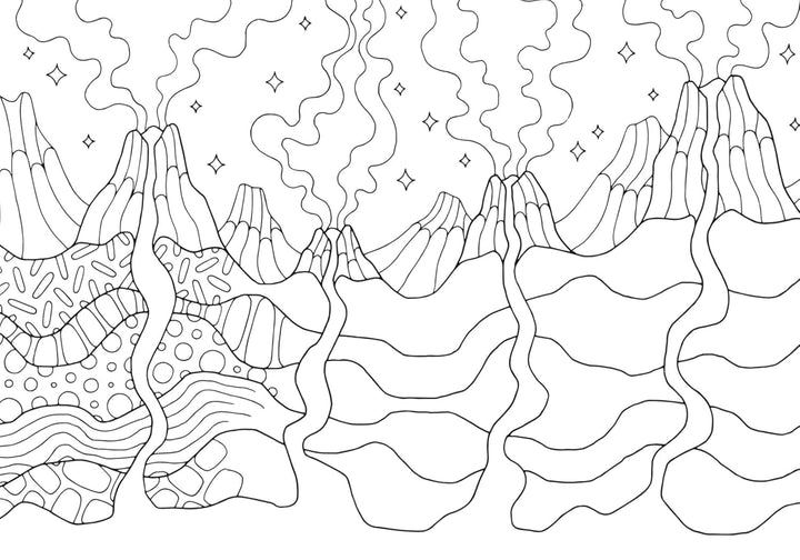 W. W. Norton Company Gifts The Mindfulness Journeys Coloring Book: Get Lost in an Adult Coloring Adventure