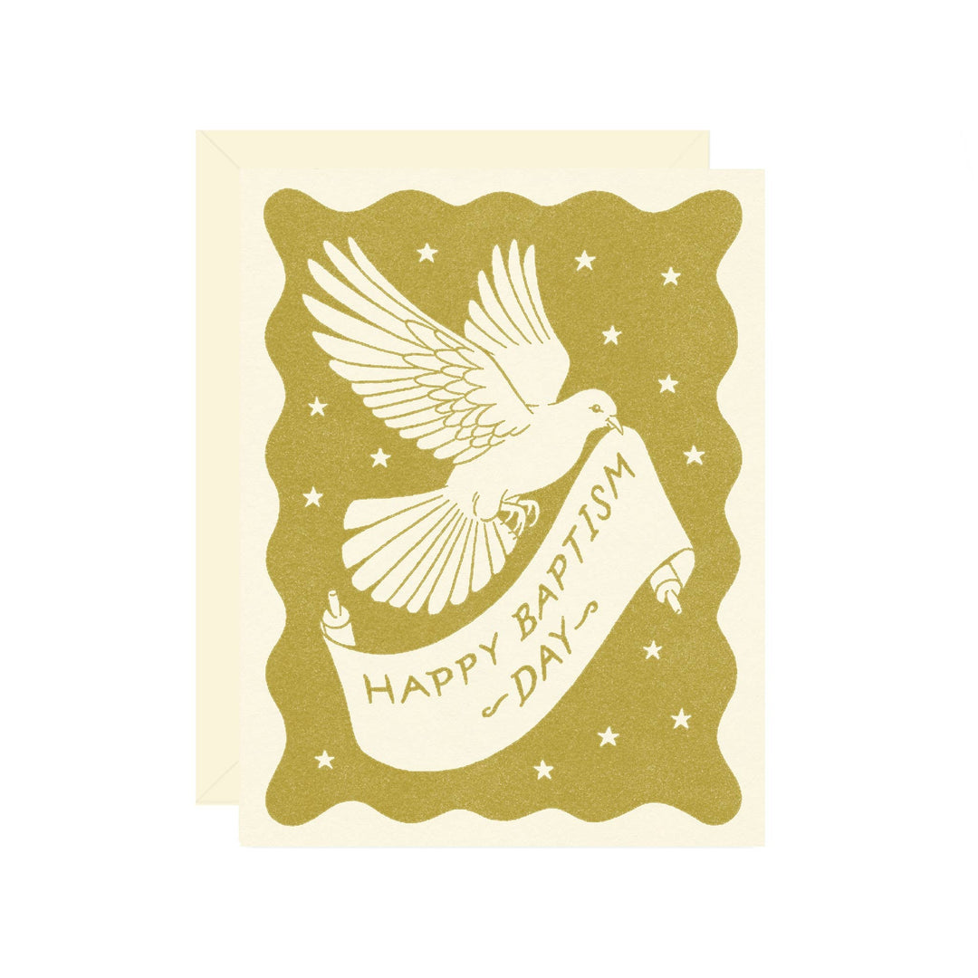 Wallflower Paper & Party Cards Baptism Greeting Card