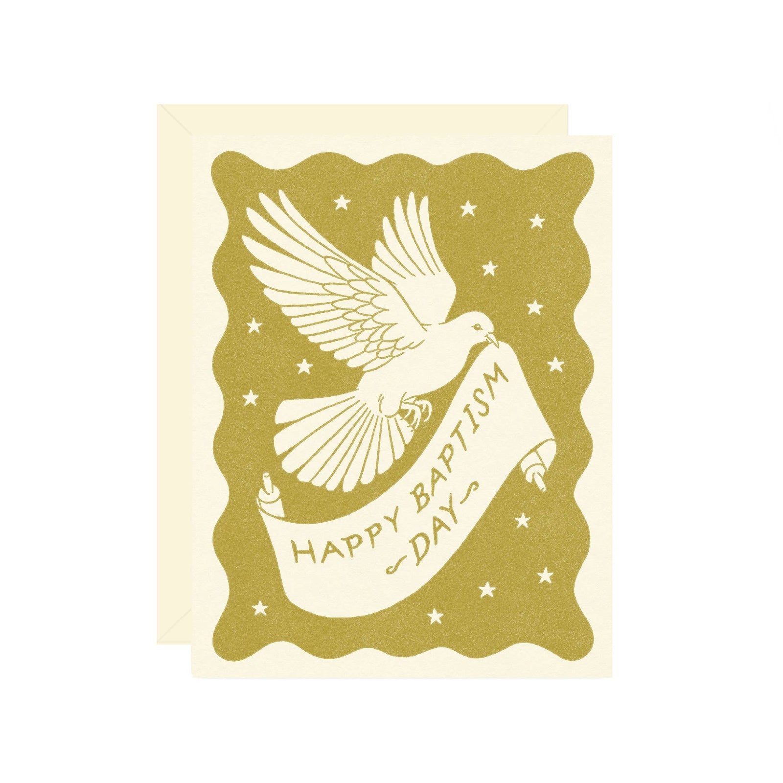 Wallflower Paper & Party Cards Baptism Greeting Card