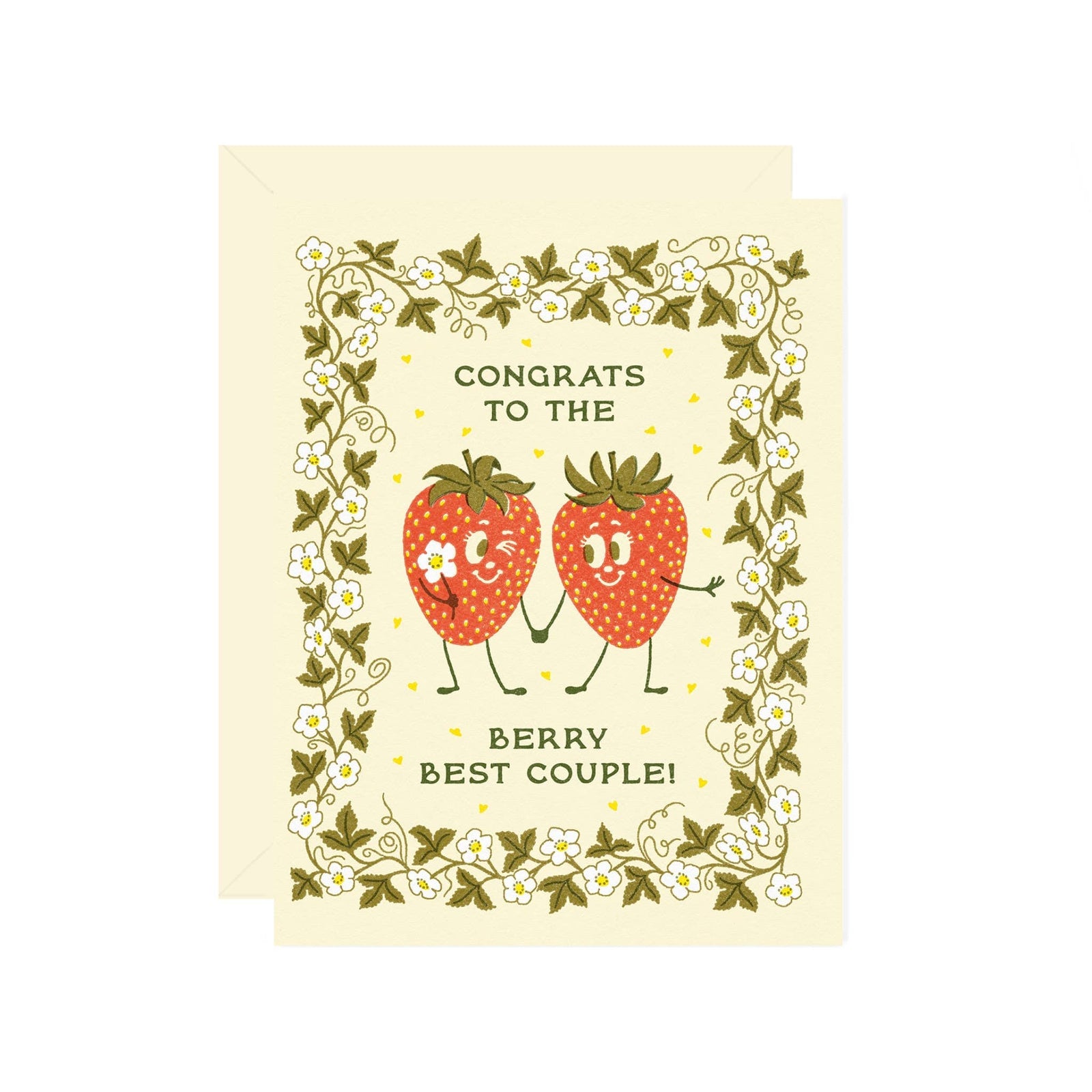 Wallflower Paper & Party Cards Berry Best Couple Card