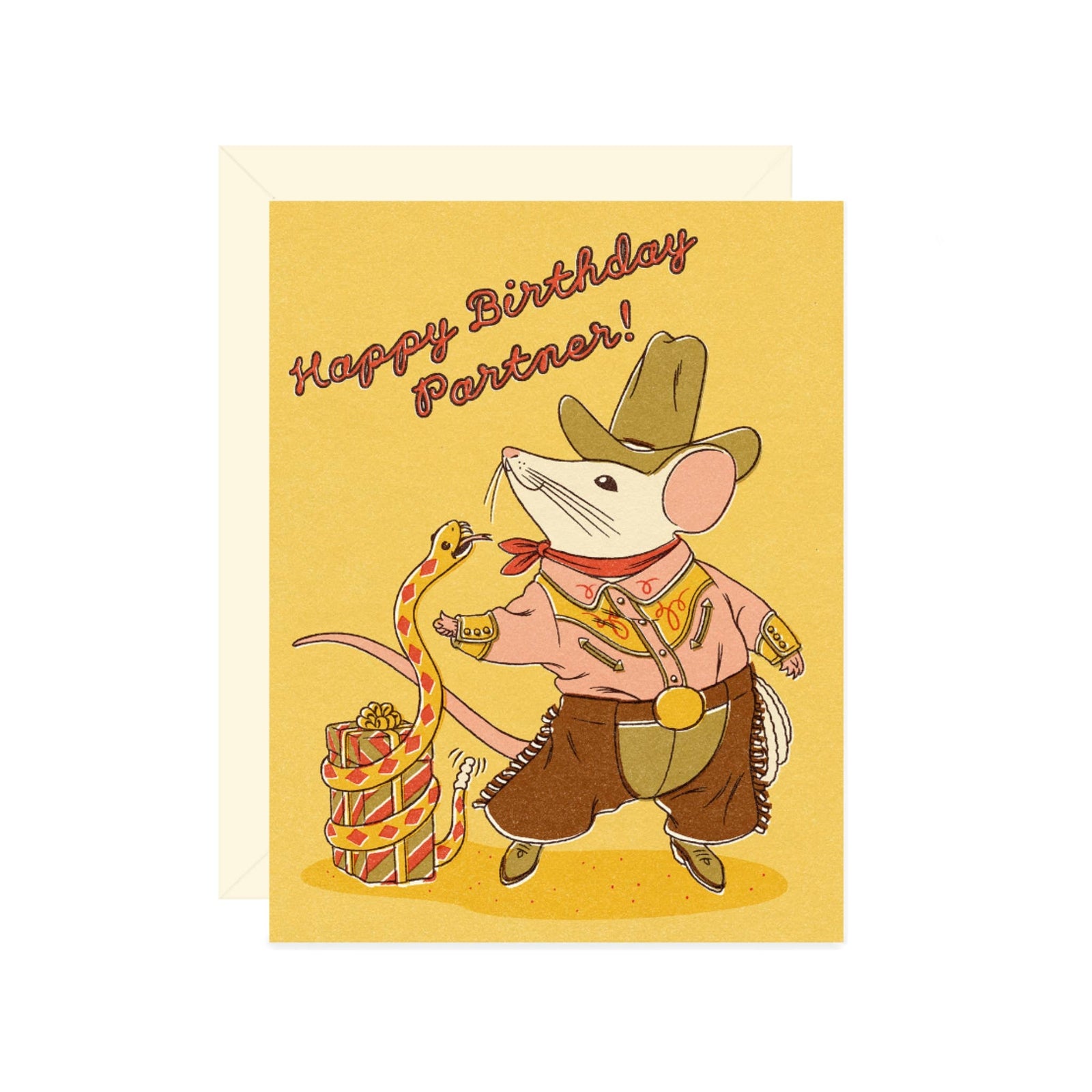 Wallflower Paper & Party Cards Happy Birthday Partner Card