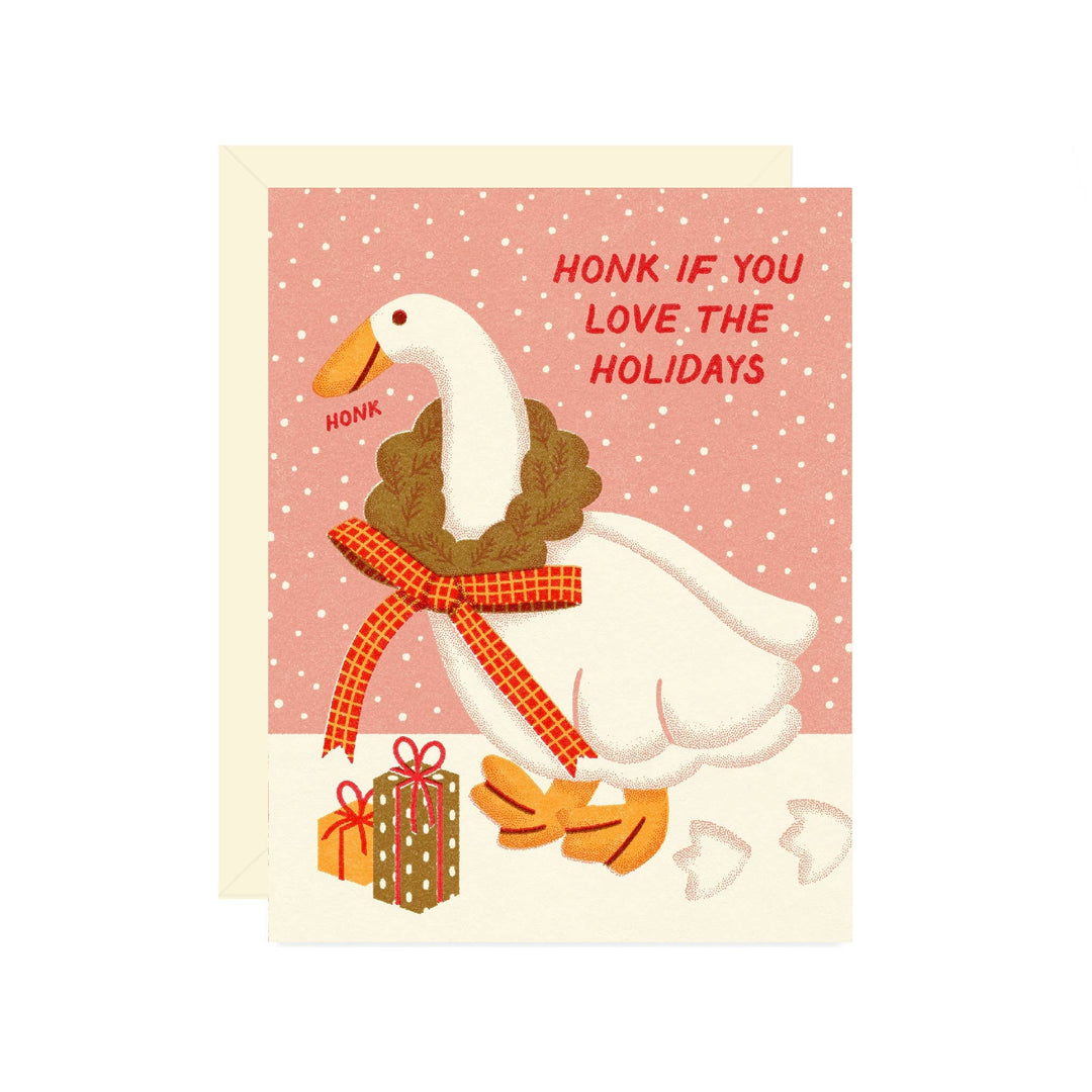 Wallflower Paper & Party Cards Holiday Goose Card
