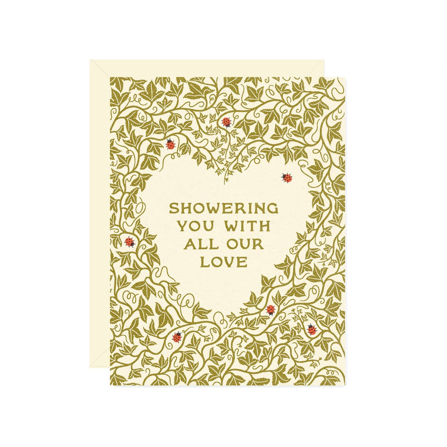 Wallflower Paper & Party Cards Shower with Love Card