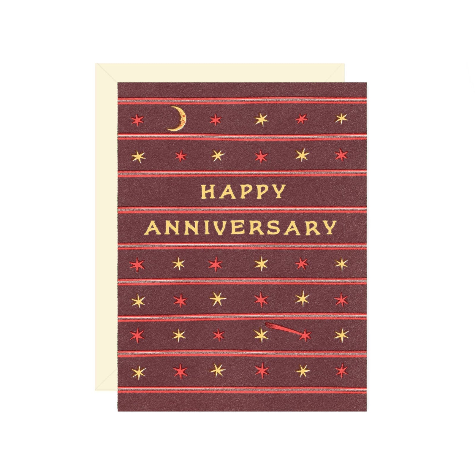 Wallflower Paper & Party Cards Starry Anniversary Card