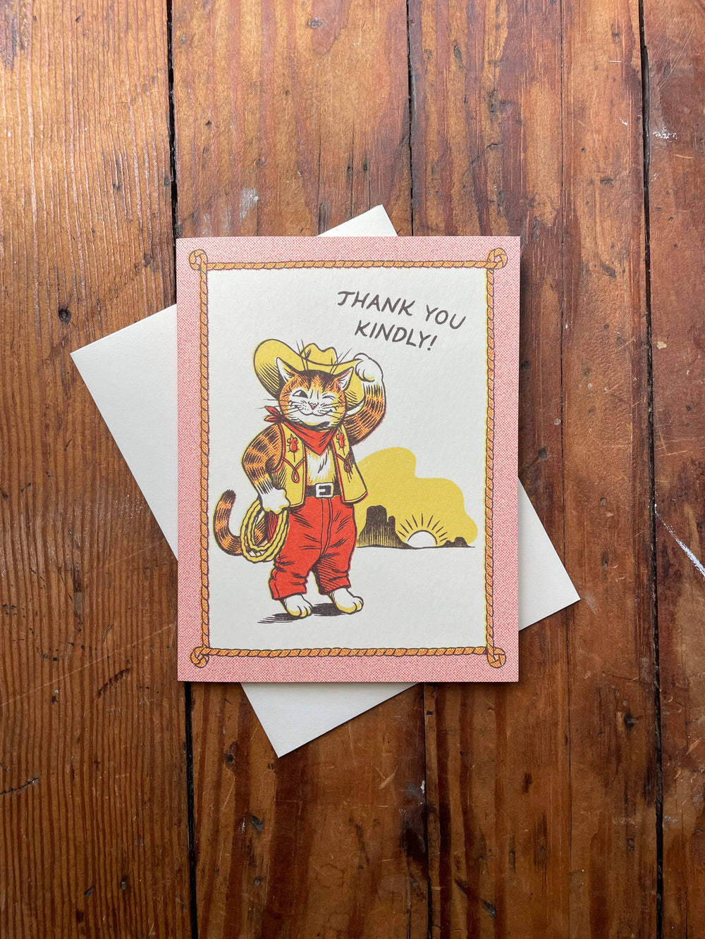 Wallflower Paper & Party Cards Thank You Kindly Card