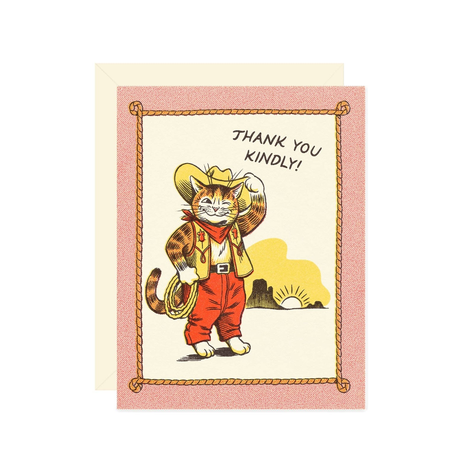 Wallflower Paper & Party Cards Thank You Kindly Card