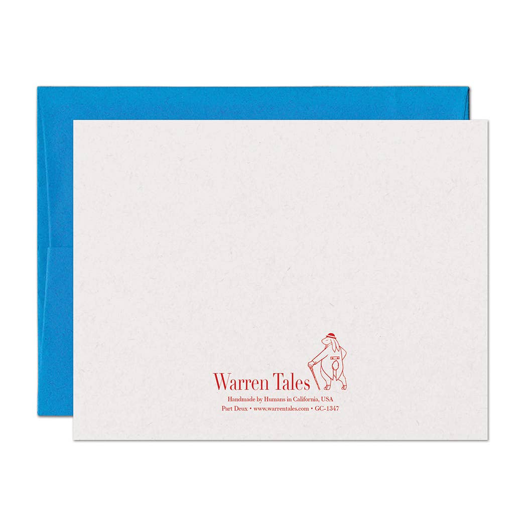 Warren Tales Cards Fuuuck USA Flag Support Sympathy Card