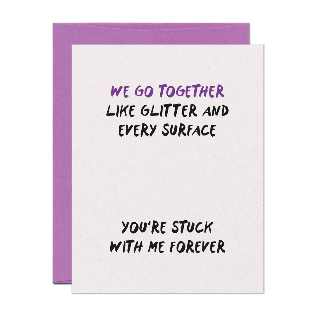 Warren Tales Cards Glitter Together Friend Love Card
