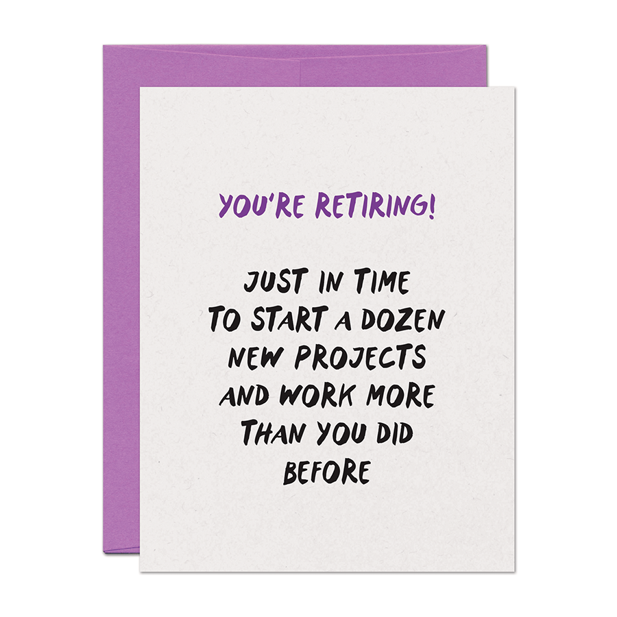 Warren Tales Cards More Projects Retirement Congratulations Card