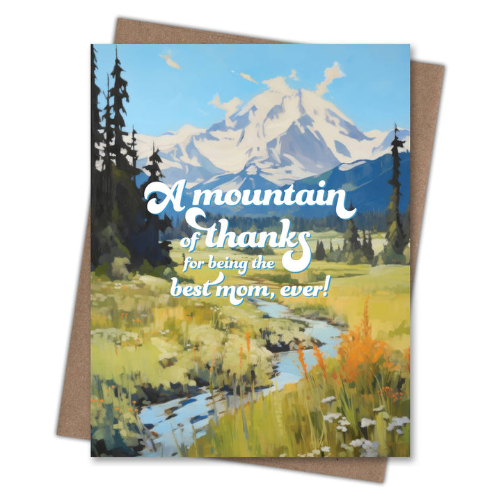 Waterknot Card Mountain Mom Card