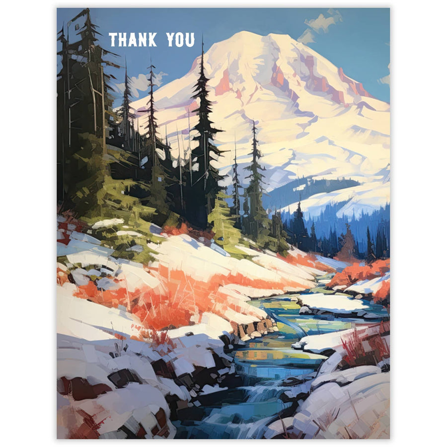 Waterknot Card Rainier Thank You
