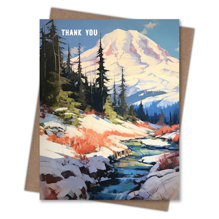 Waterknot Card Rainier Thank You