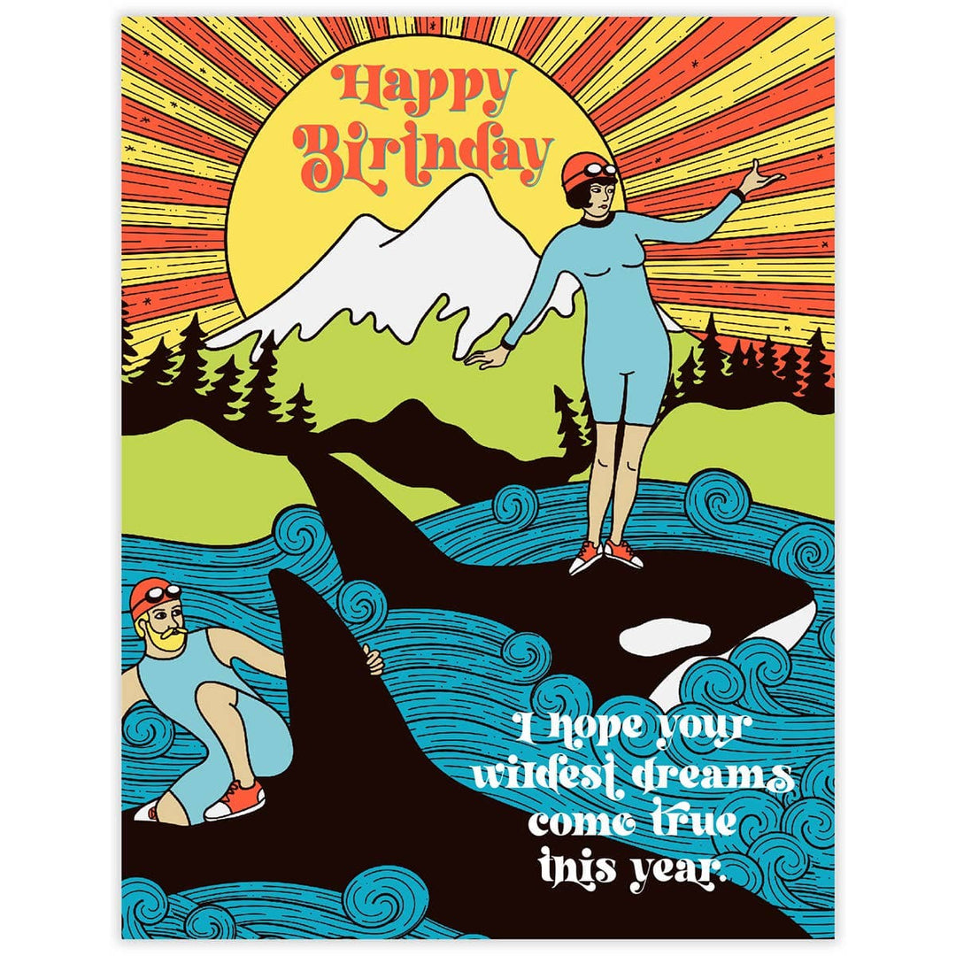 Waterknot Card Wildest Dreams Birthday Card