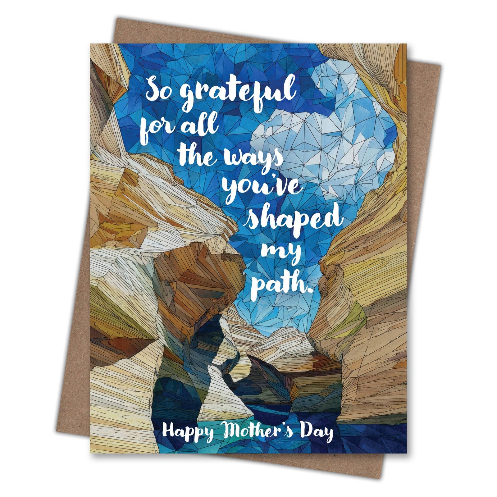 Waterknot Cards Shaped My Path - Recycled Mother's Day Card for Nature Moms
