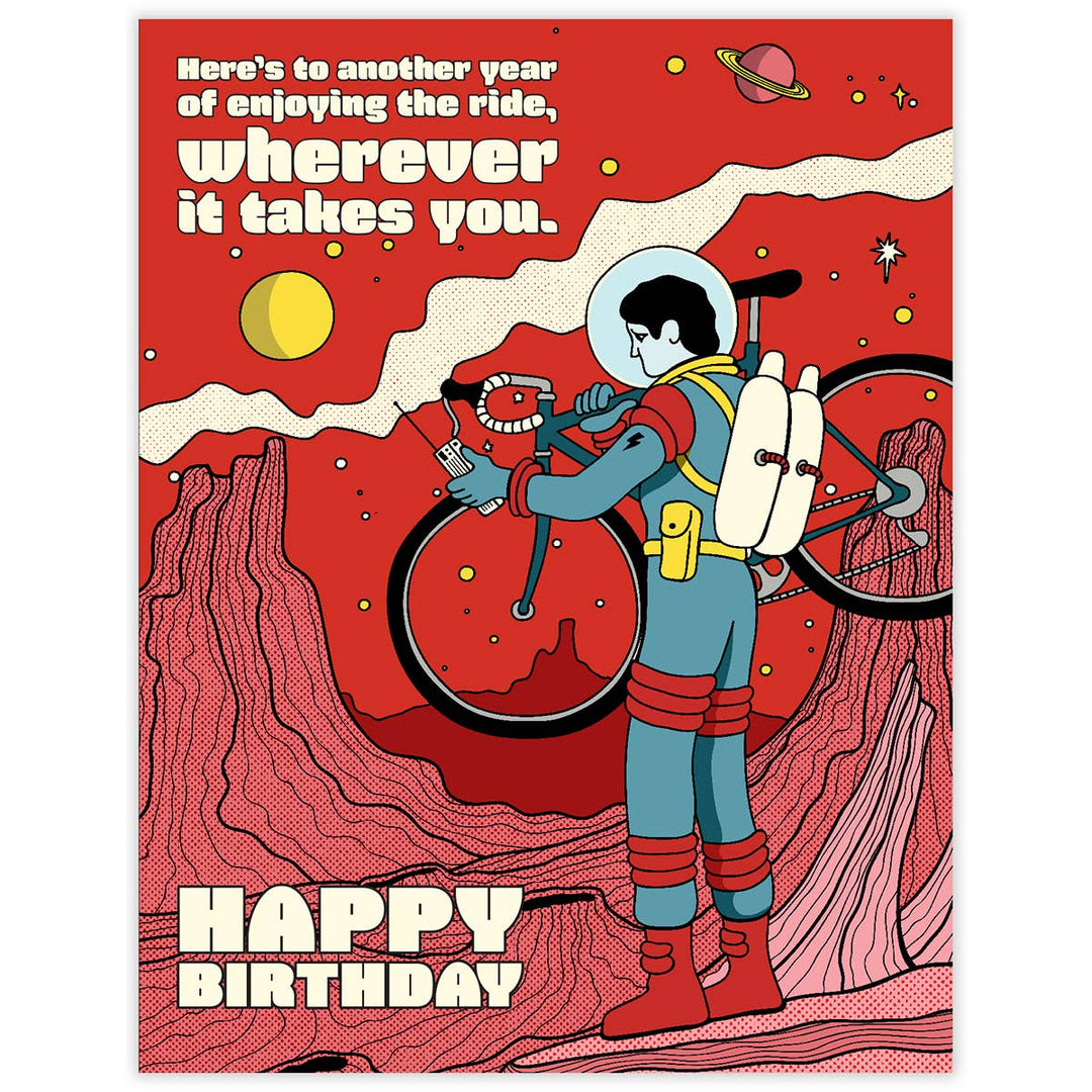 Waterknot Greeting Card Enjoy the Ride Birthday Card
