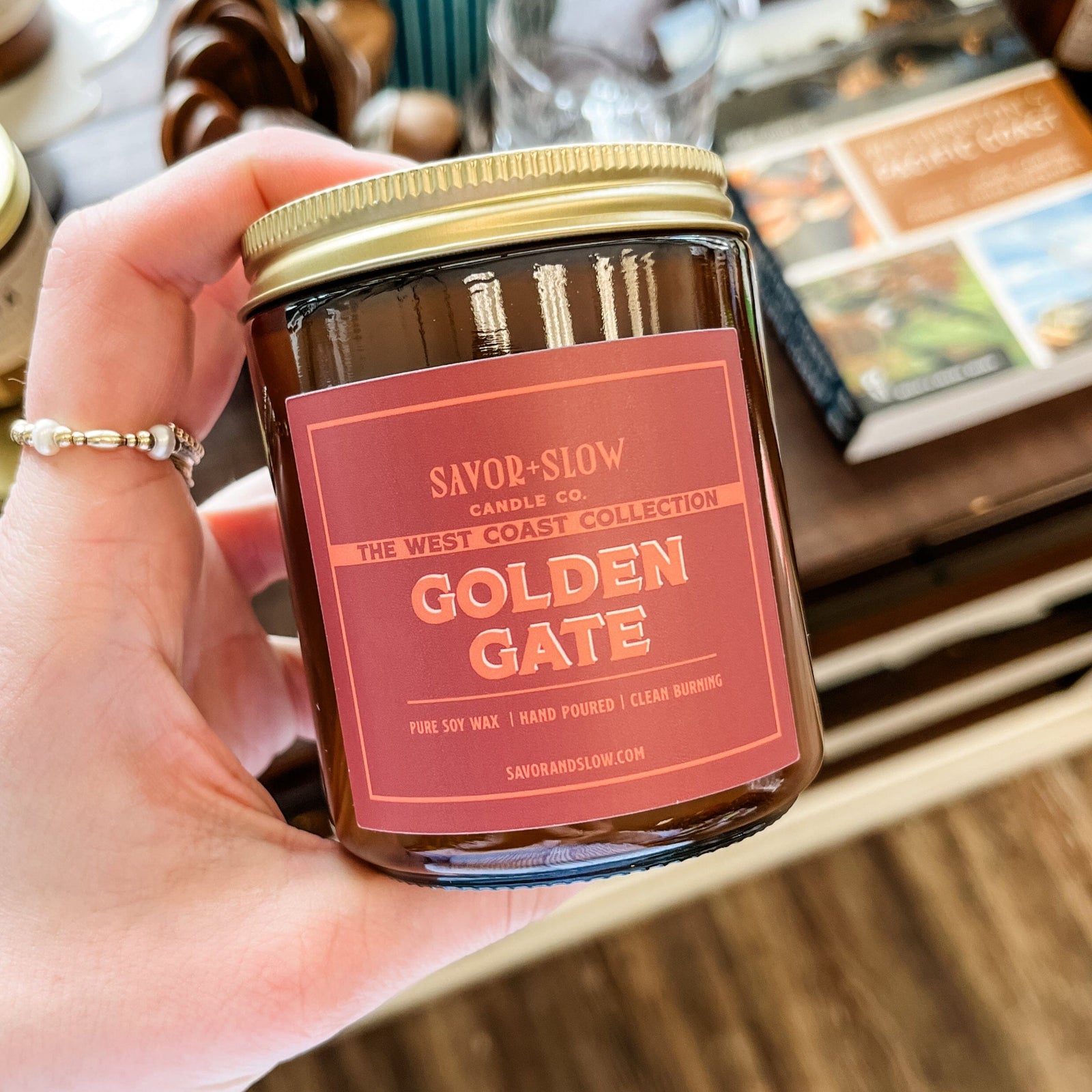 Wax & Wool candle Golden Gate Candle - The West Coast Collection