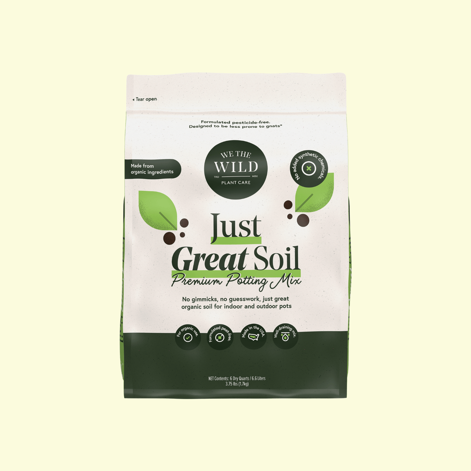 We The Wild Plant Care USA Plants Just Great Soil Potting Mix