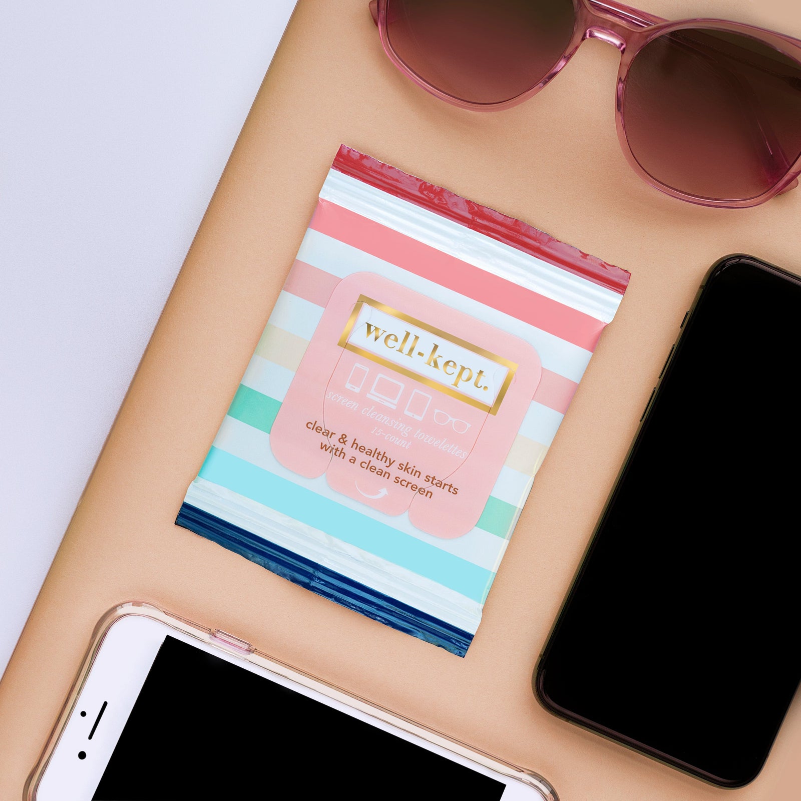 Well-Kept Gifts Screen Cleansing Wipes - Better Days