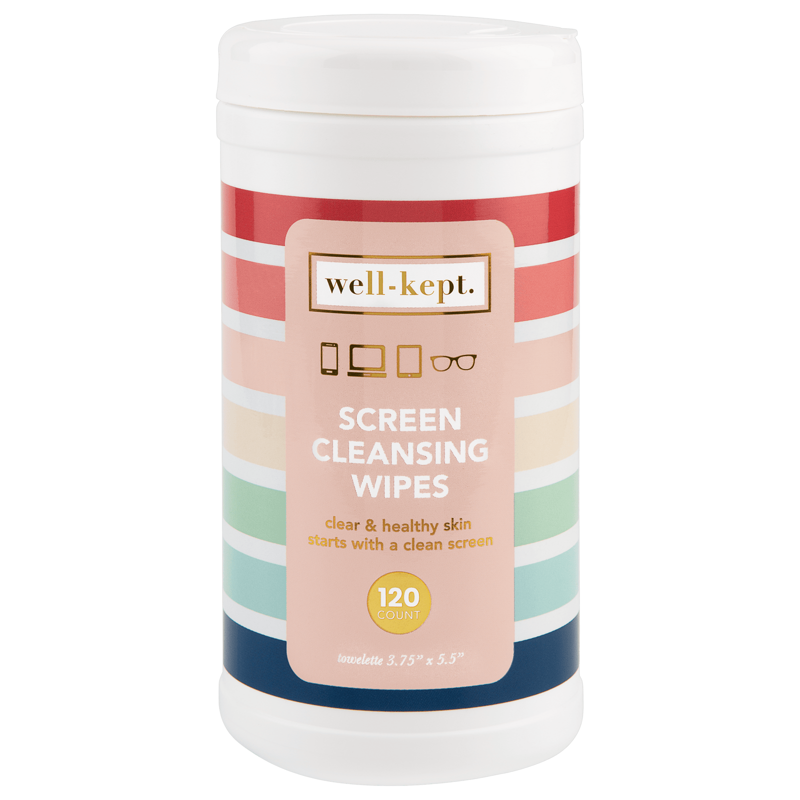Well-Kept Gifts Screen Cleansing Wipes Canister - Better Days