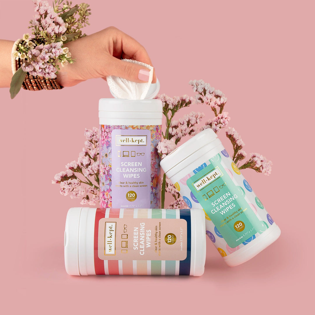 Well-Kept Gifts Screen Cleansing Wipes Canister - Better Days