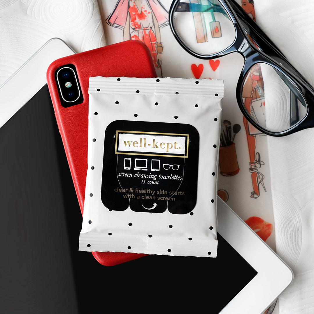 Well-Kept Gifts Screen Cleansing Wipes - Jackie