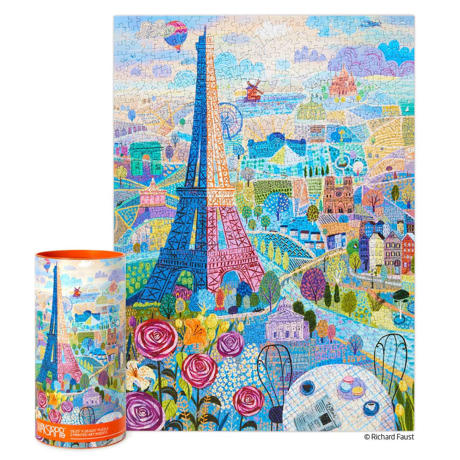 WerkShoppe Puzzle Paris 1000 Piece Jigsaw Puzzle