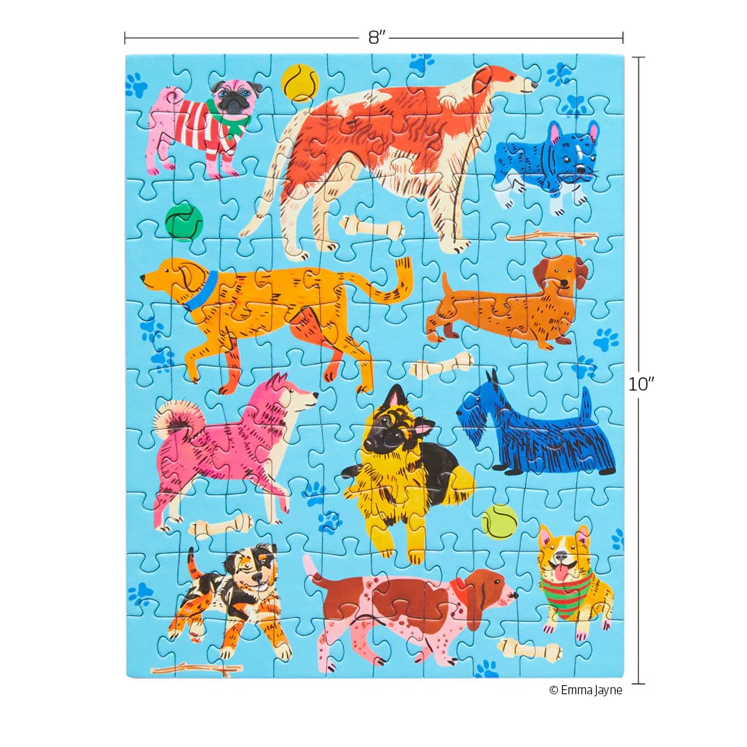 WerkShoppe Puzzle Pooches Playtime 100 Piece Jigsaw Puzzle