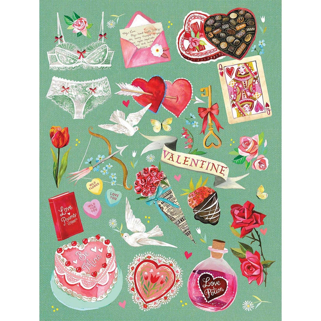 WerkShoppe Puzzle Valentines Classics 500 Piece Puzzle